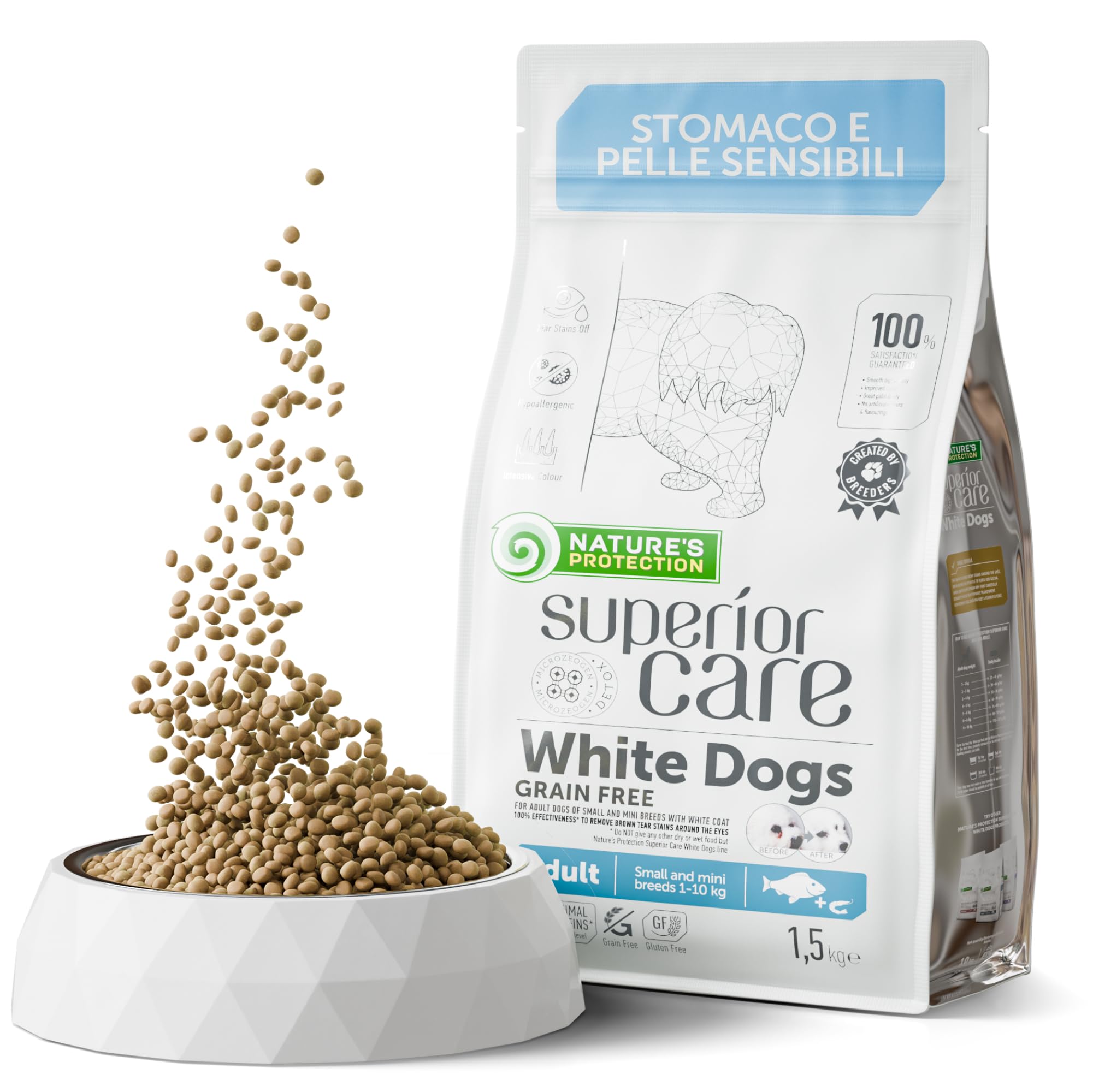 Nature's Protection Superior Care Dry Food for White Dogs Adult
